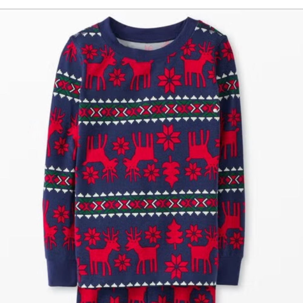 NWT Kids Winter Reindeer Pajamas size 4 (100CM)